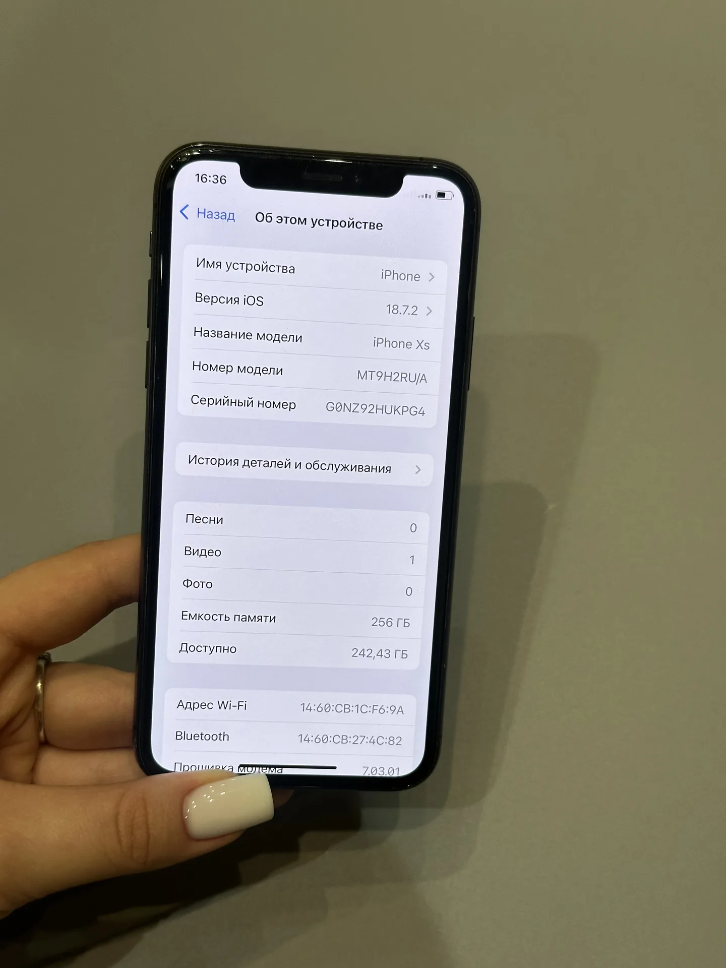 iPhone Xs 256gb Black